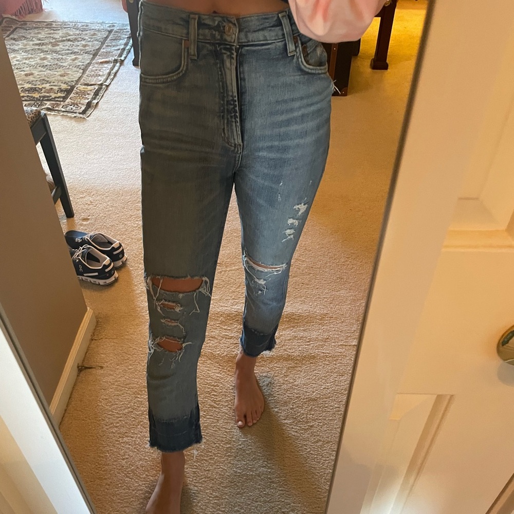 High waisted Agolde Jeans